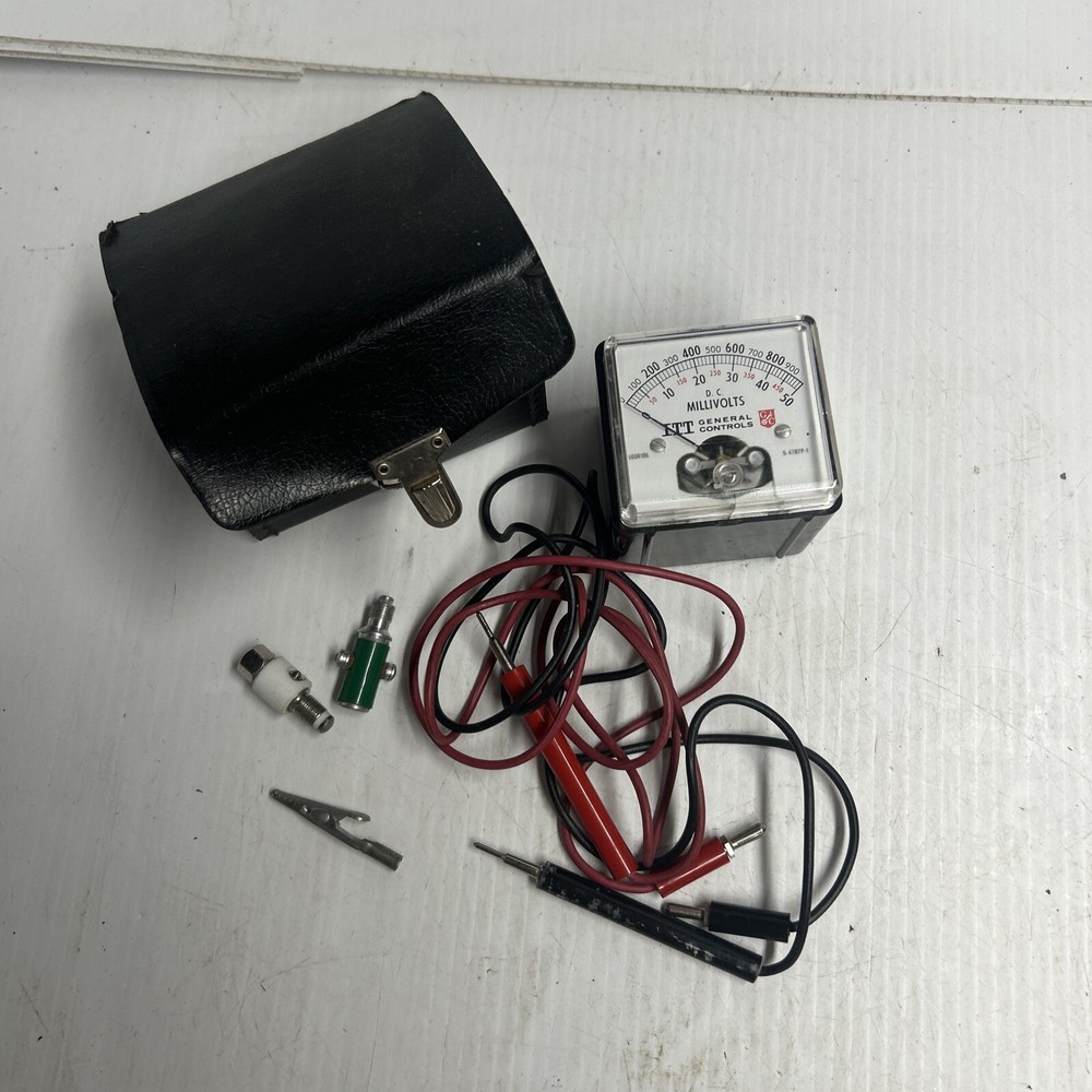 ITT General Controls 500RI06 DC Millivolt Meter, Analog with Case