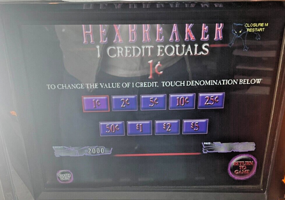 IGT Game King Hex Breaker Software