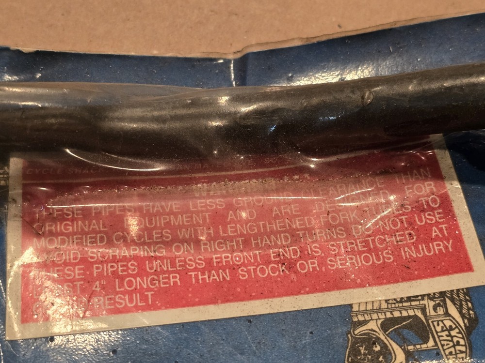 Harley-Davidson Ironhead Shovelhead Mufflers Exhaust & Bracket