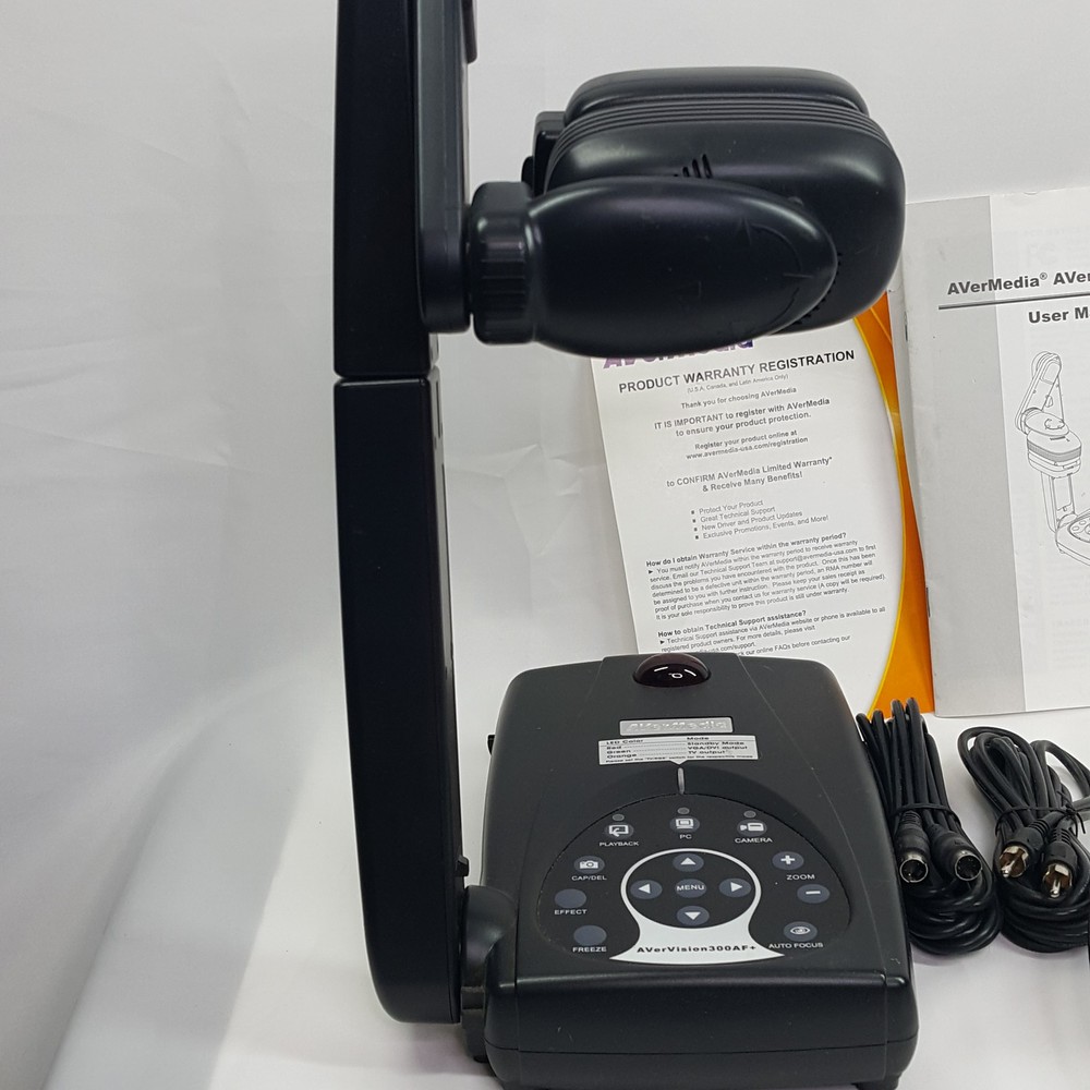 AVerMedia AVerVision300AF+ Digital Document Camera Visualizer w/ Remote & Bag