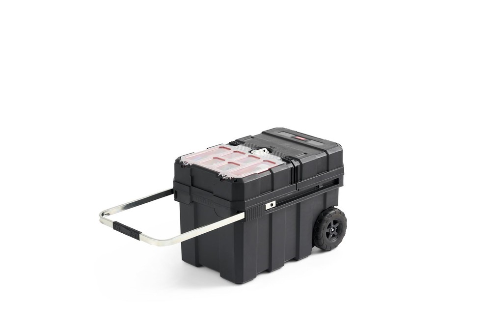 Keter Masterloader Resin Rolling Tool Box with Masterloader,