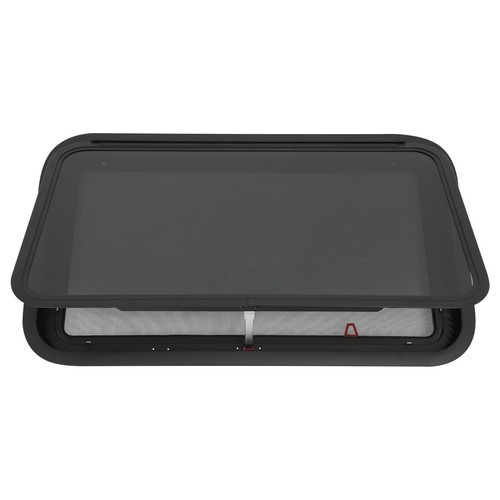 RV Exit Window Push Out Glass Camper Window Venting Window Rectangular 30-40°