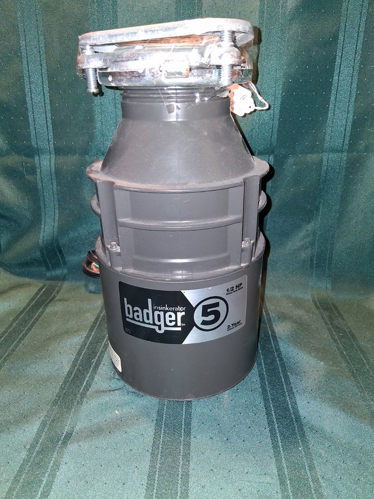 InSinkErator Badger 5 1/2 Hp Garbage Disposal - Black (BADGER 5 W/C)  WP331