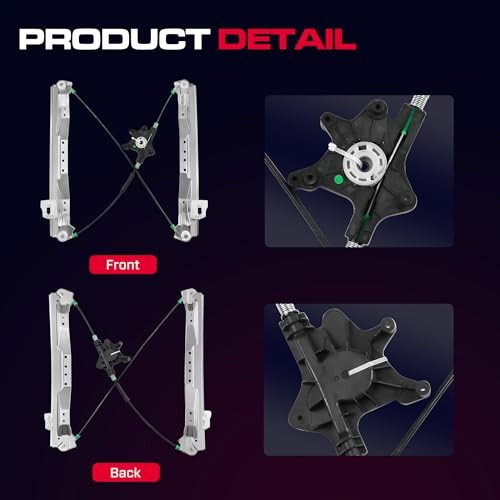 Front Passenger Side Power Window Regulator Without Motor Front Passenger (RH)