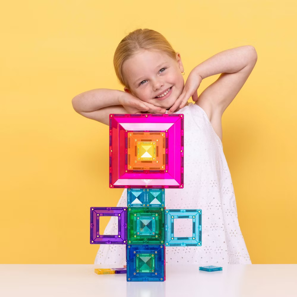 CONNETIX Magnetic Tiles Bright Portal Pack 48pc