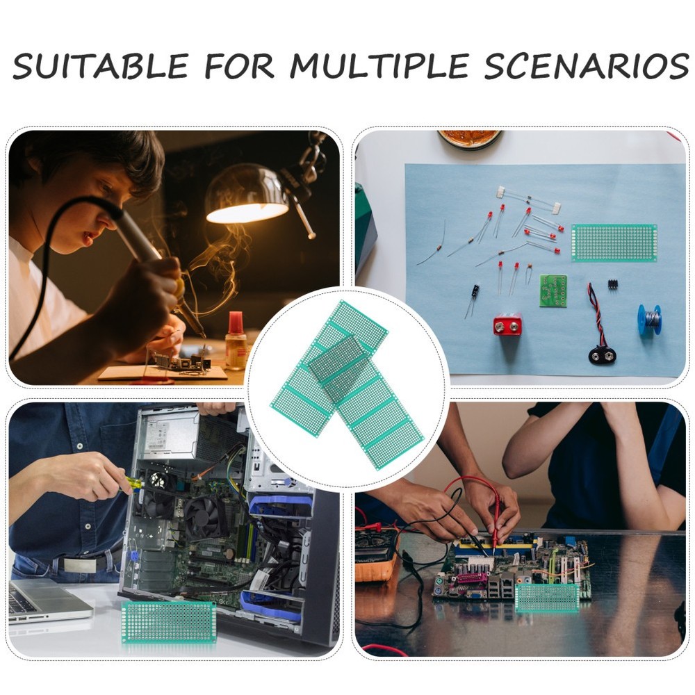 10 Pcs Double Sided Pcb Board Double-sided Prototyping Circuit Boards
