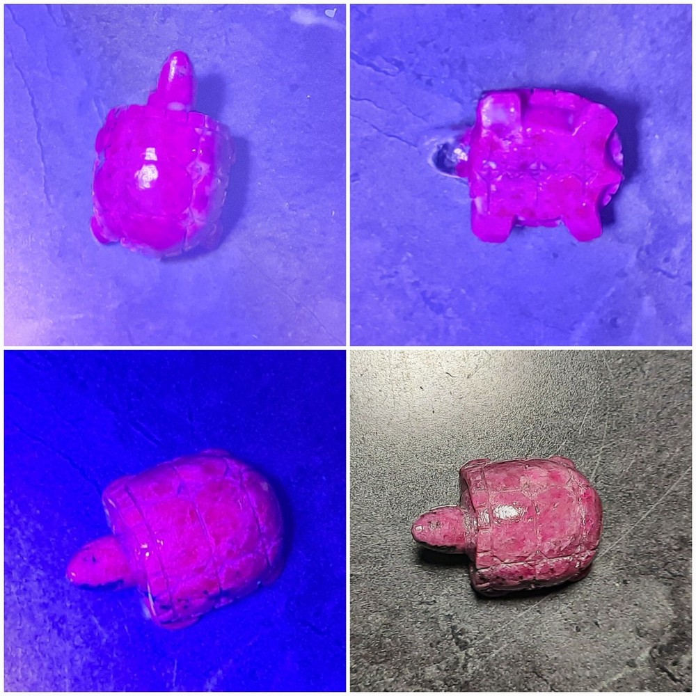🐢66.45ct Natural Solid Ruby-Zoisite Turtle Gem Carving/Figurine🐢