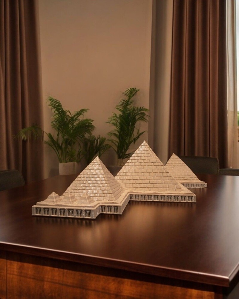 Giza Pyramid Complex Model – 280mm Base x 90mm Height