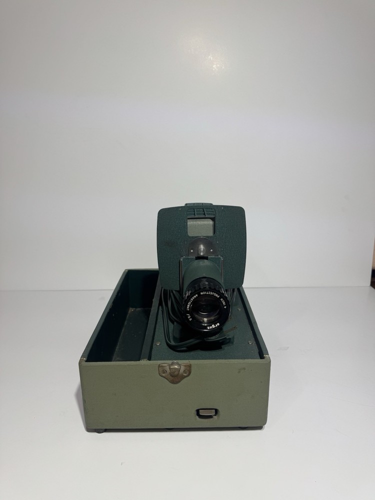 Vintage Argus 300 Projector With Case - Tested Working