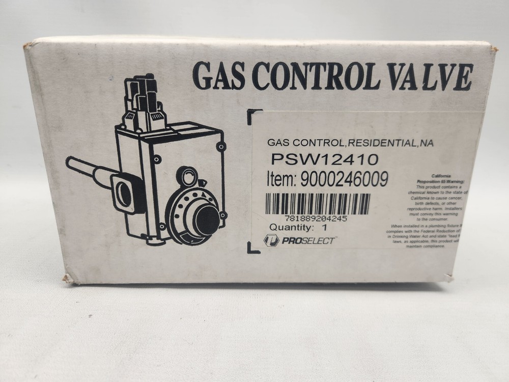 ProSelect PSW12410 Temperature Control Valve for Natural Gas Water Heaters, FS