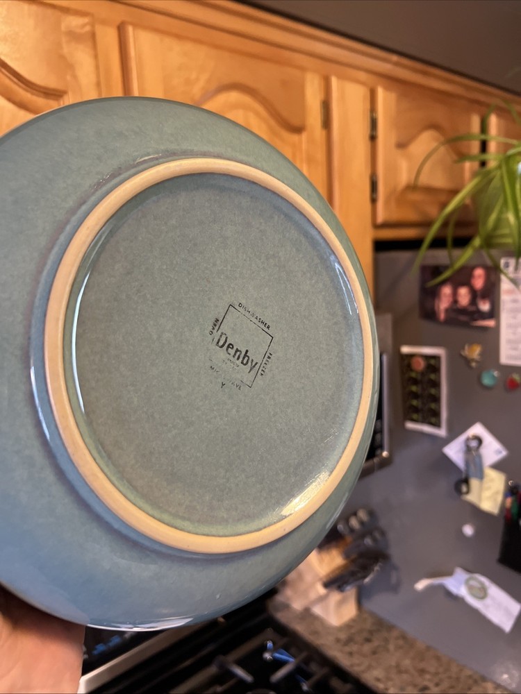 DENBY AZURE COAST SERVING BOWL 9.5”