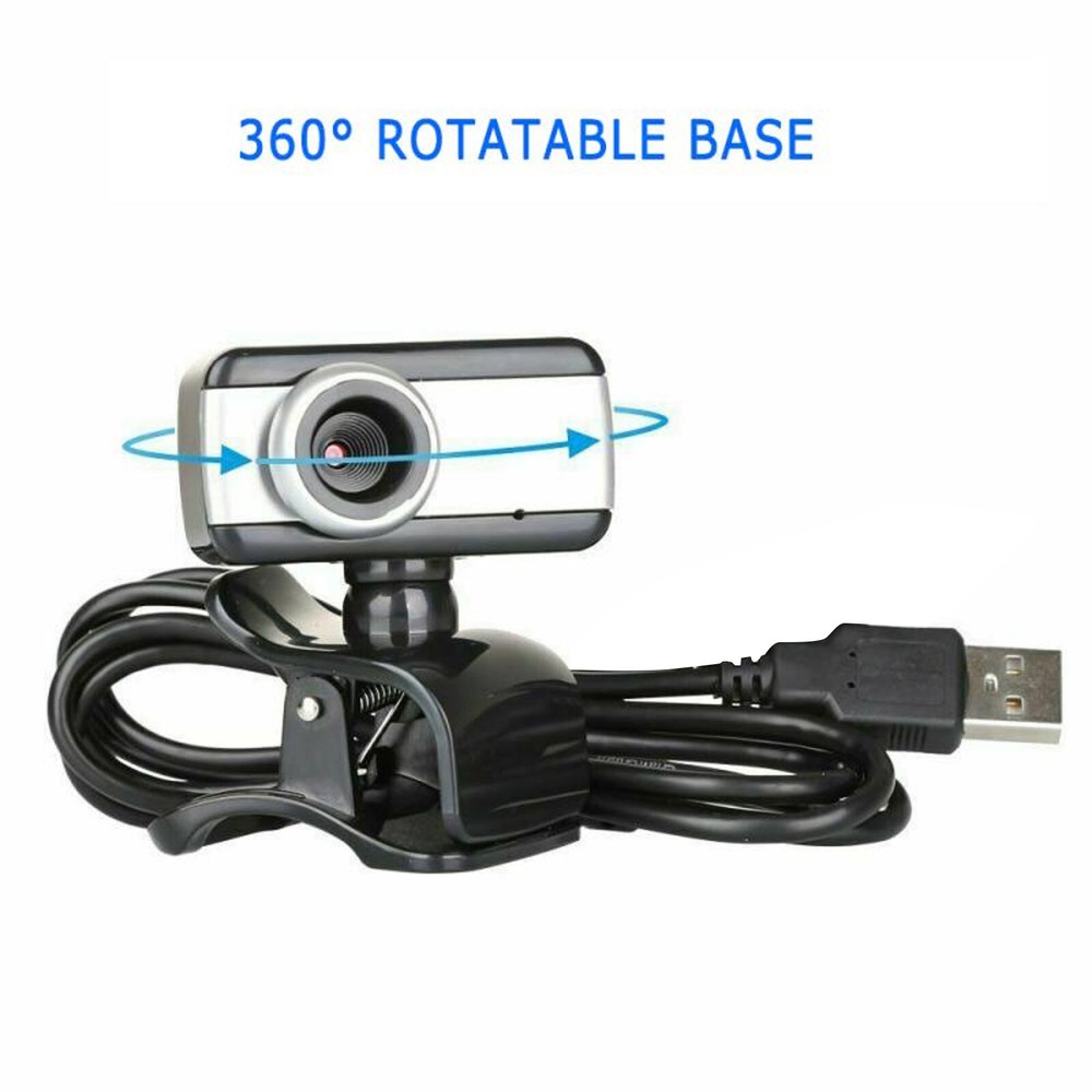 480P Webcam USB 2.0 Web Camera Built-in Microphone for Windows 7/8/10/11 PC