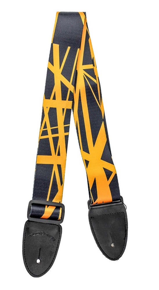 Walker & Williams TS-85 Orange & Black Guitar Strap