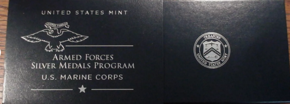 2021 2.5 oz Armed Forces Silver Medal - U.S. Marine Corps