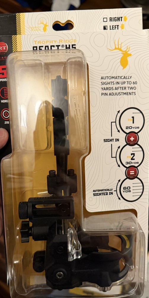 Trophy Ridge React H5 left-Handed Bow Sight