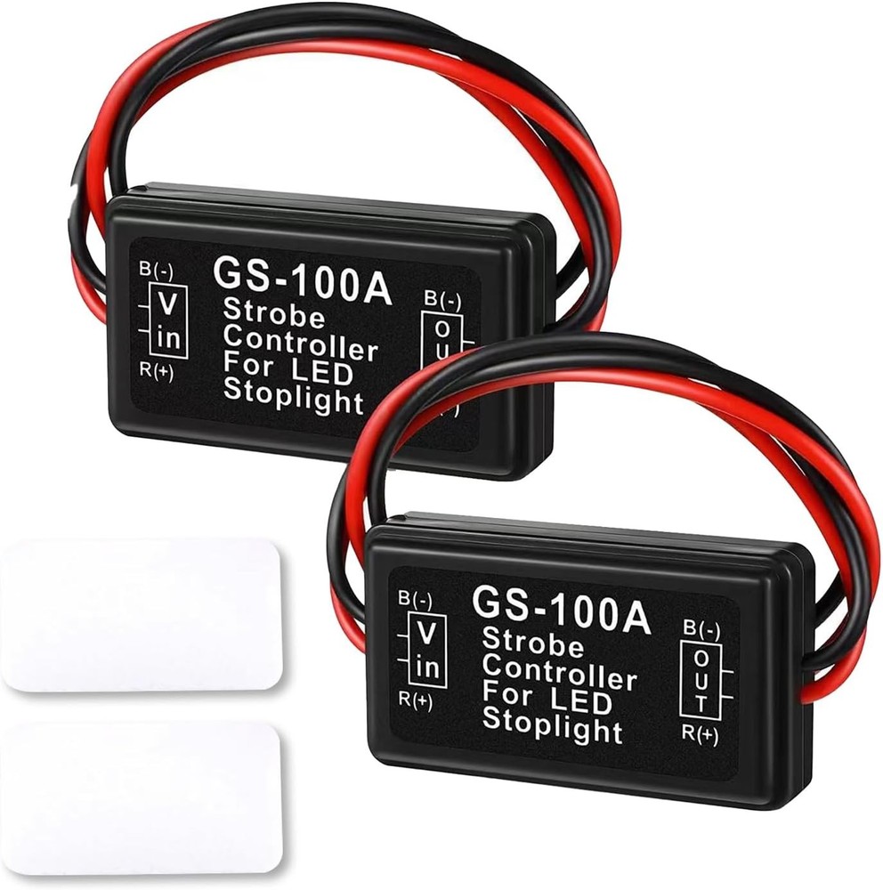 1 Pack 2 Pcs 1.96in*1.18in Flasher Module, Flash Strobe Controller, Suitable For