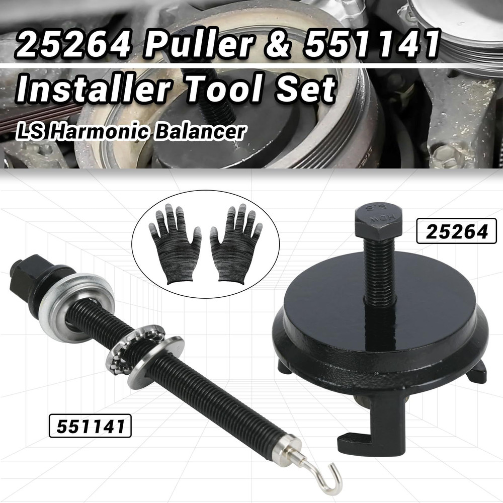For GM 25264/551141 Harmonic Balancer Puller and LS Balancer...