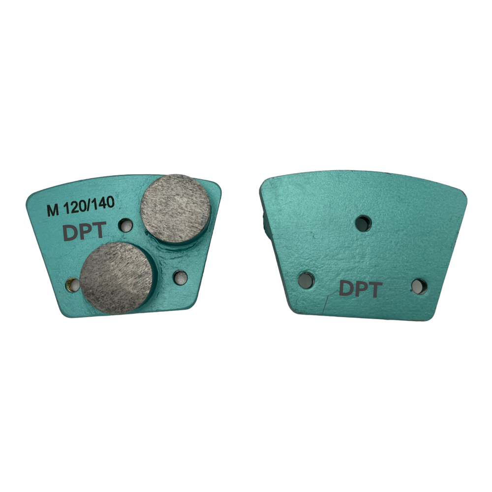 3 Pack Trapezoidal Grinder Tooling Medium Bond for Bolt on Grinder 120/140 Grit