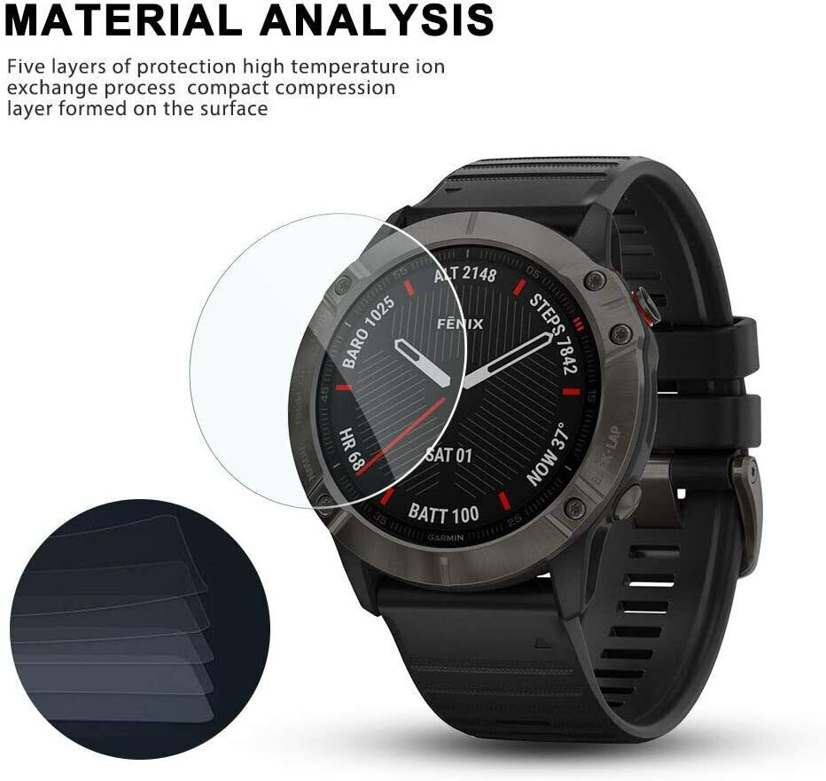 2x Premium Tempered Glass Screen Protector for Garmin Instinct/ Instinct Solar