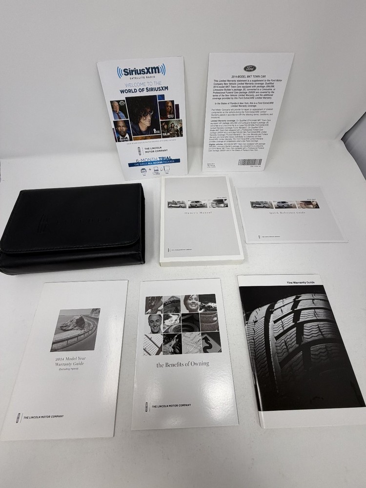 2014 Lincoln MKT Owners Manual OEM Complete Set