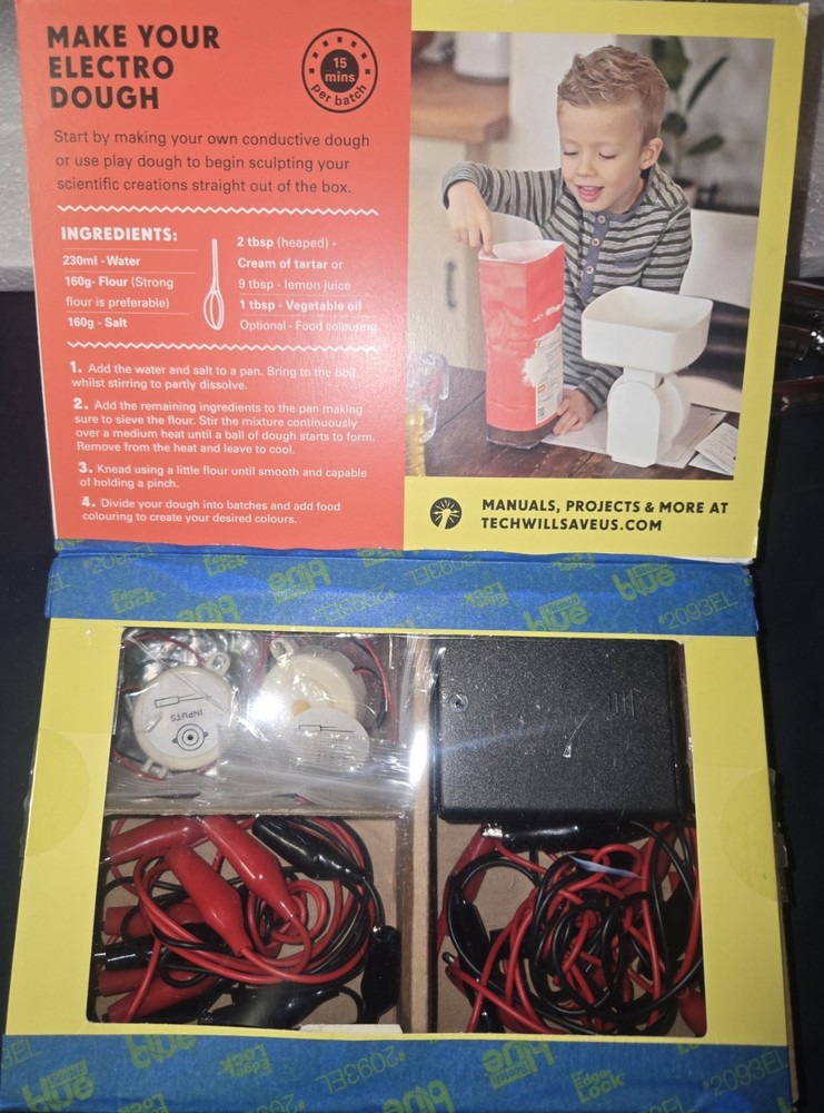 Tech Will Save Us Electro Dough Classic Kit | Educational Electronic Science