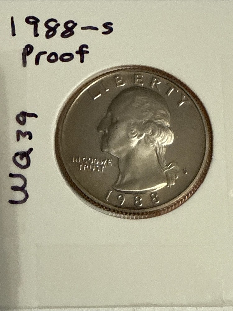 1988 S Proof Washington Quarter