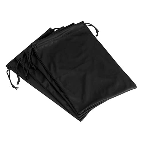 Ski Goggle Bag, Microfiber Snow Goggles Case Cover Soft Storage Sleeve Black