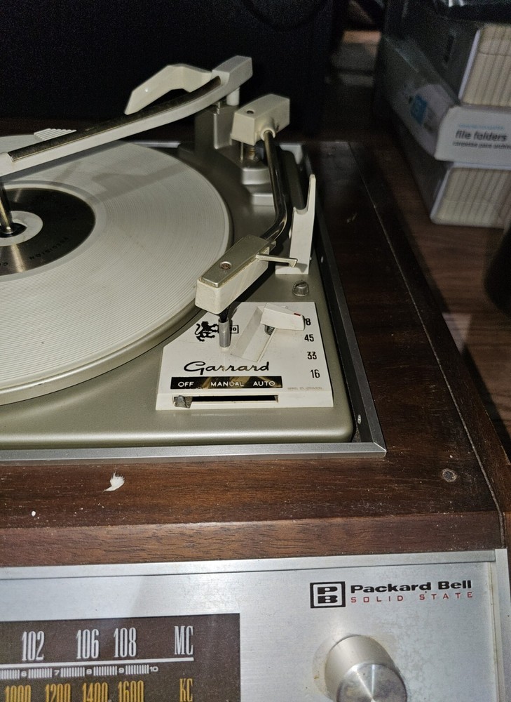 PACKARD BELL SOLID STATE RPS 02 GARRARD TURNTABLE