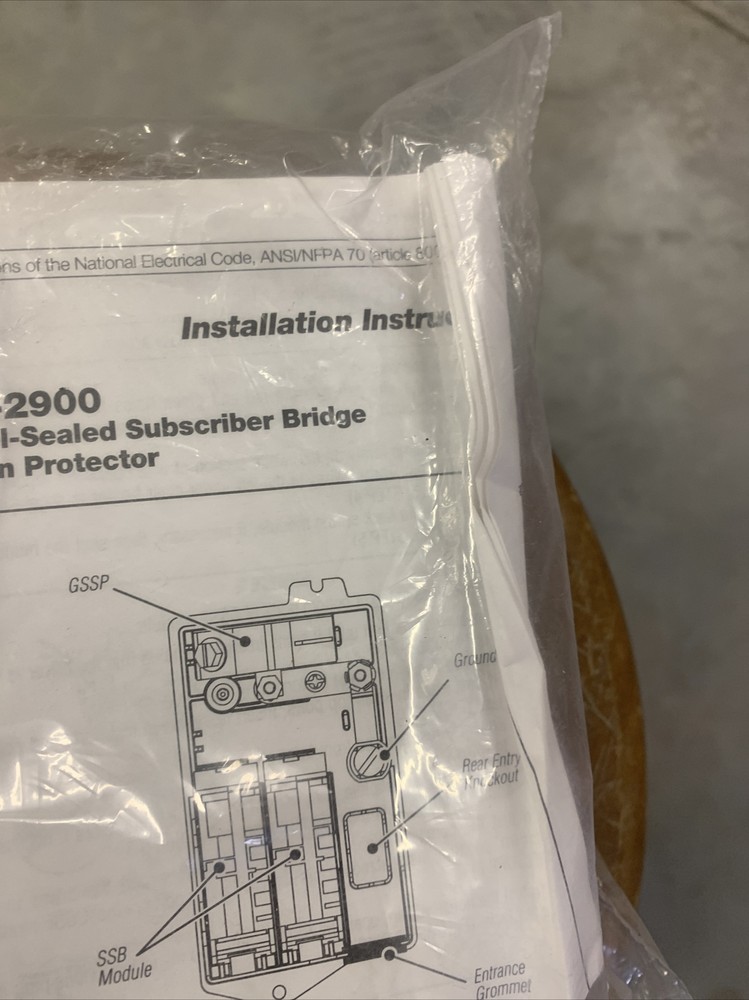 2 Subscriber Network Interface With Gel Sealed Subscriber Bridge