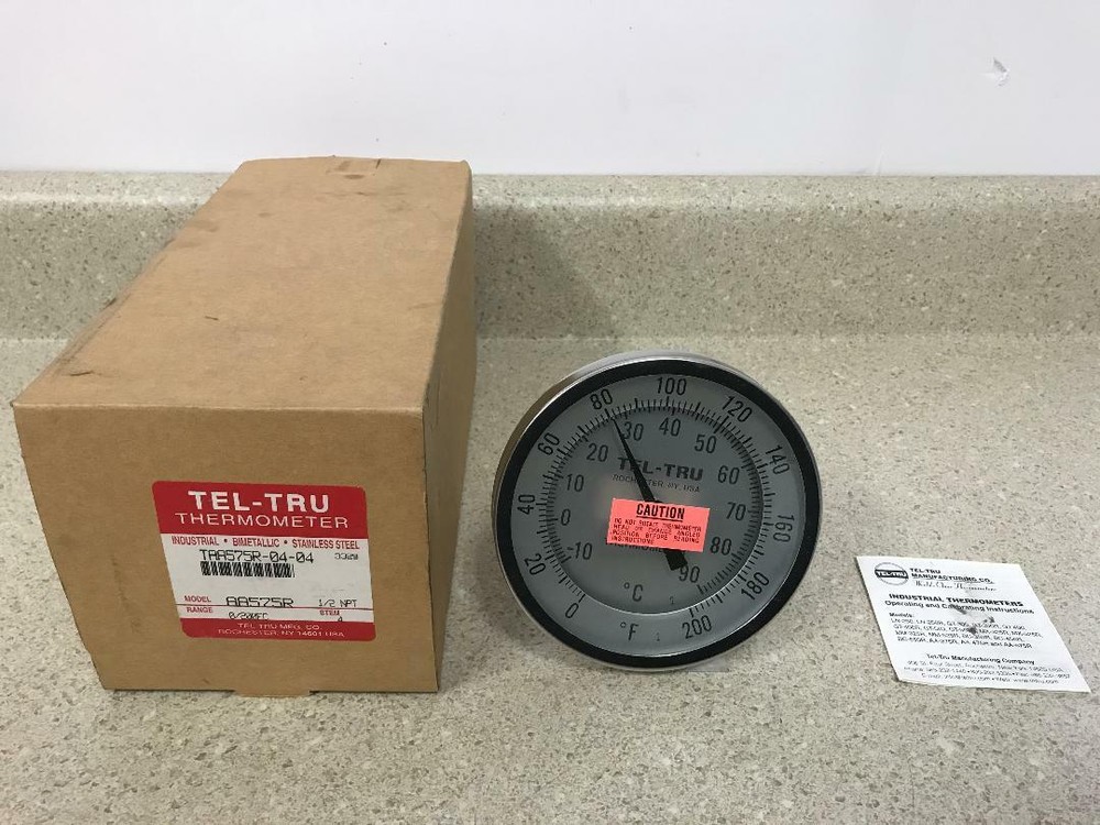 Tel-Tru Thermometer AA575R NEW
