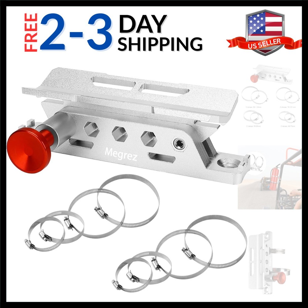 Adjustable Fire Extinguisher Mount Holder, Aluminum Quick Release Fire Exting...