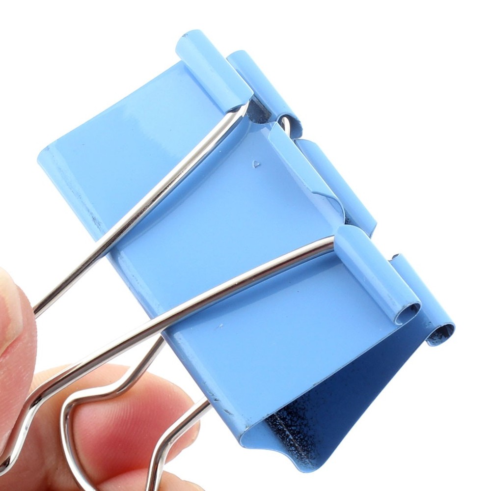 Home Office Document Paper File Binder Clips Clamp Holder 10pcs
