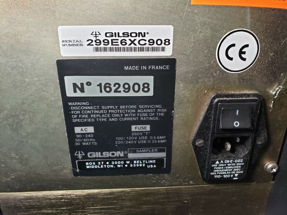 Gilson Aspec XL Solid Phase Extraction Autosampler With Tray