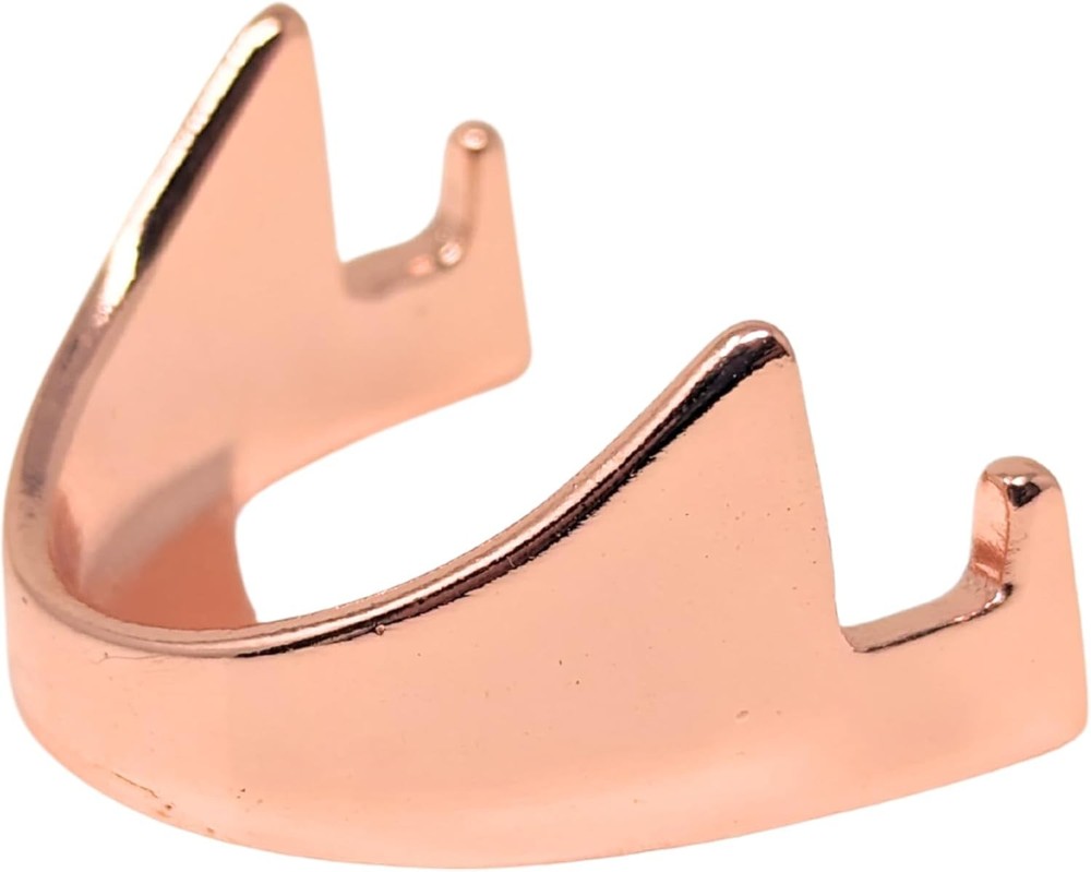 Generic Military Challenge Coin Display Stand - Solid Metal with Copper
