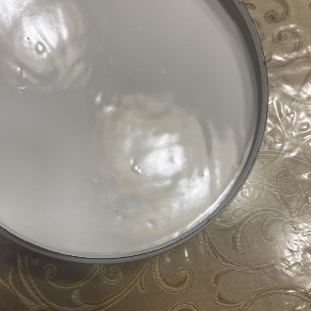 While Enameled Pot Lid 8.5”