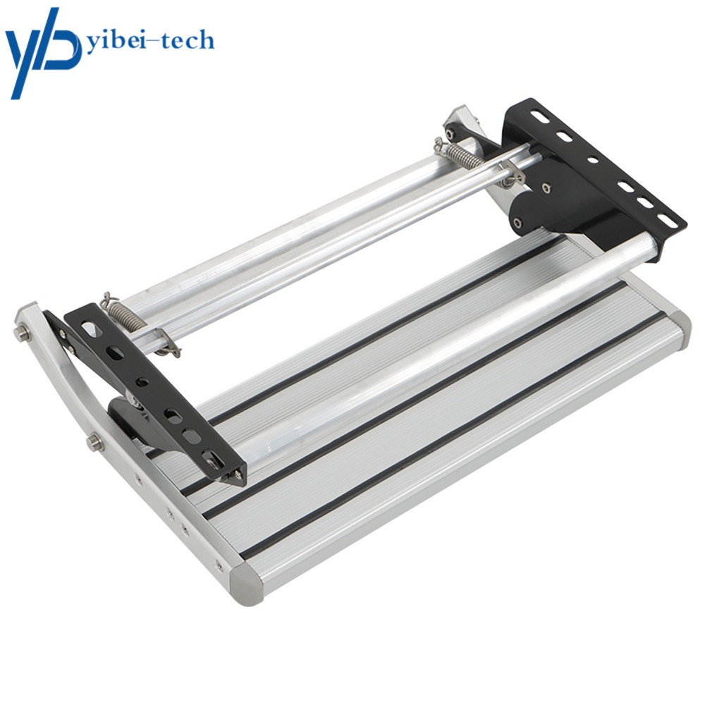 Manual Pull Out Retractable One Step RV Camper Platform Steps Stair Anti-Slip