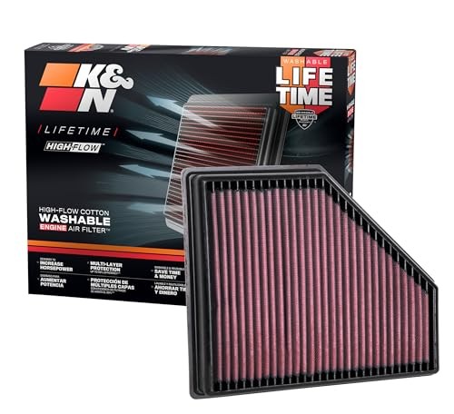 High-Flow Original Lifetime Engine Air Filter: Increase Power: Premium,