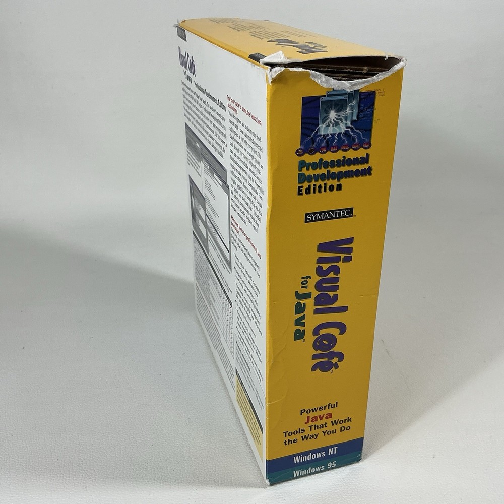 Visual Cafe 2.5 Professional Development + Manual PC CD create Java Windows 95