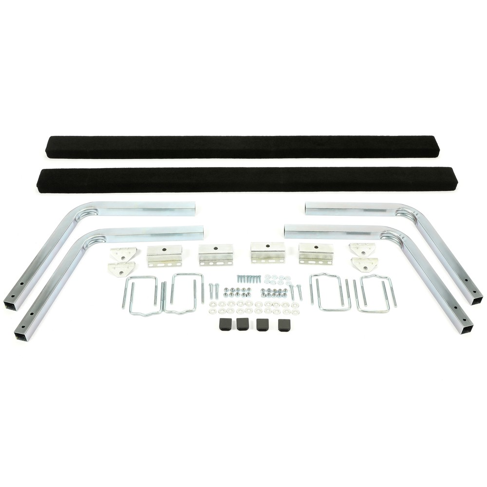 Boat Trailer Bunk Board Guide-On 5' Feet Rail Makes Loading Boat w/Brackets Kit