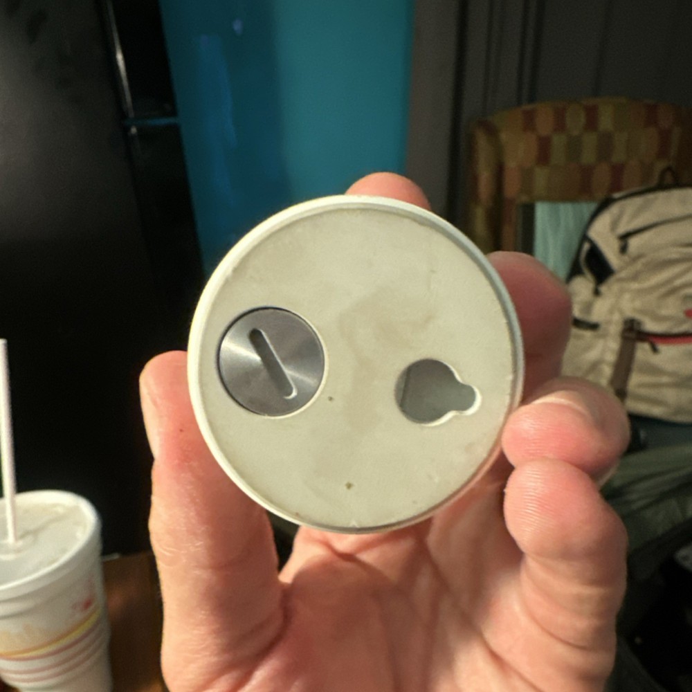 Google Nest Programmable Round White Thermostat Plastic Smart Home Device