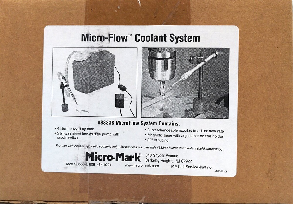 Micro-Mark 83338 Micro-Flow Coolant System for Machining