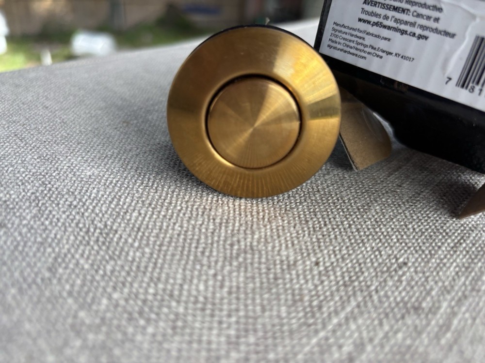 Garbage Disposal Air Switch Button