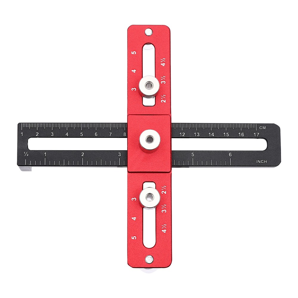 Adjustable Woodworking Drill Guide for Install Cabinet Door Handle Modern New