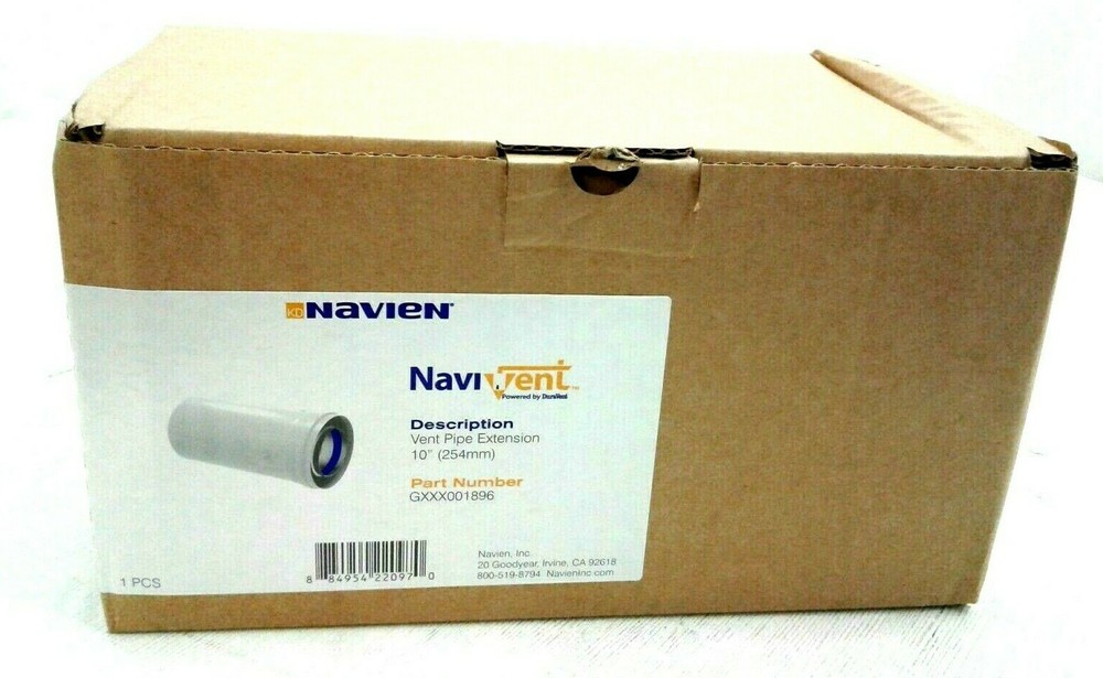 Navien GXXX001896 Vent Pipe Extension - 10 inch