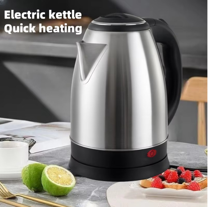Electric Water Kettle 2 L Stainless Steel Hot Water Kettle – Fast Boil Tea Maker