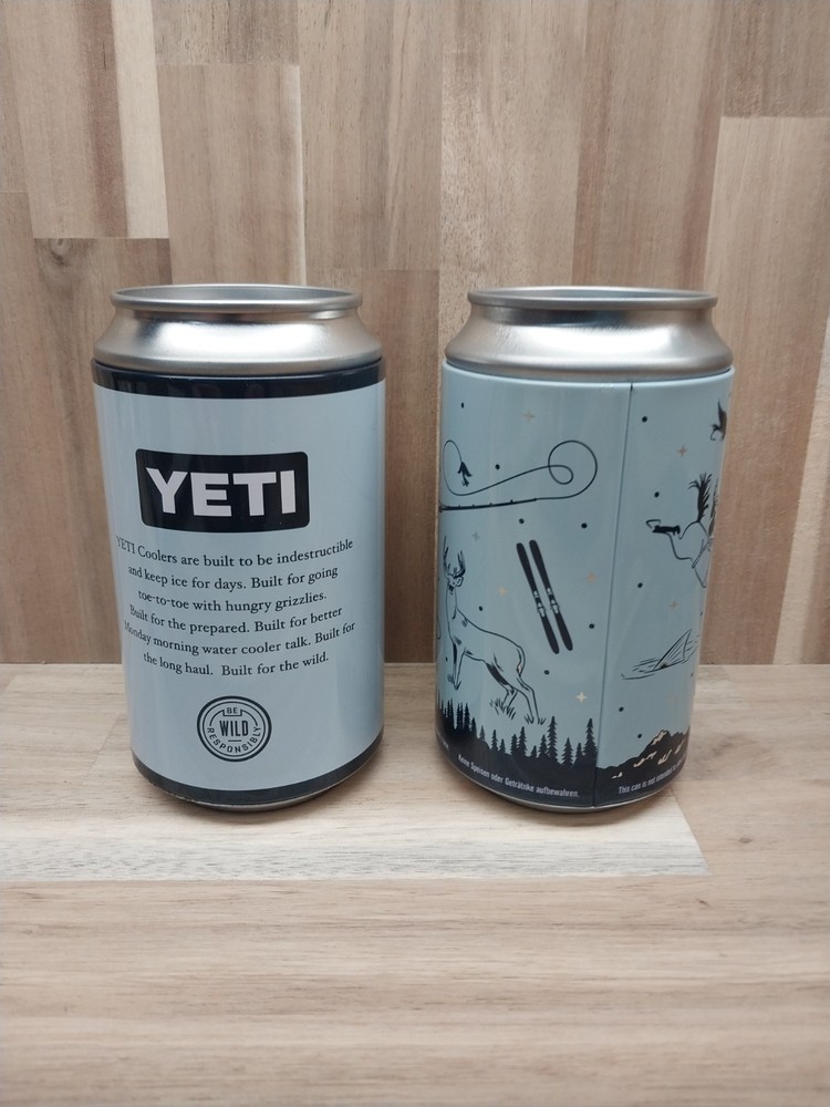 2 Yeti Pop Top Stash Can Limited Edition Empty Aluminum Cans