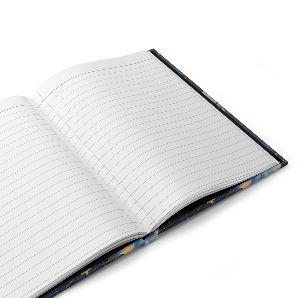 Stellar Night Sky Hardcover Journal - Celestial Notes
