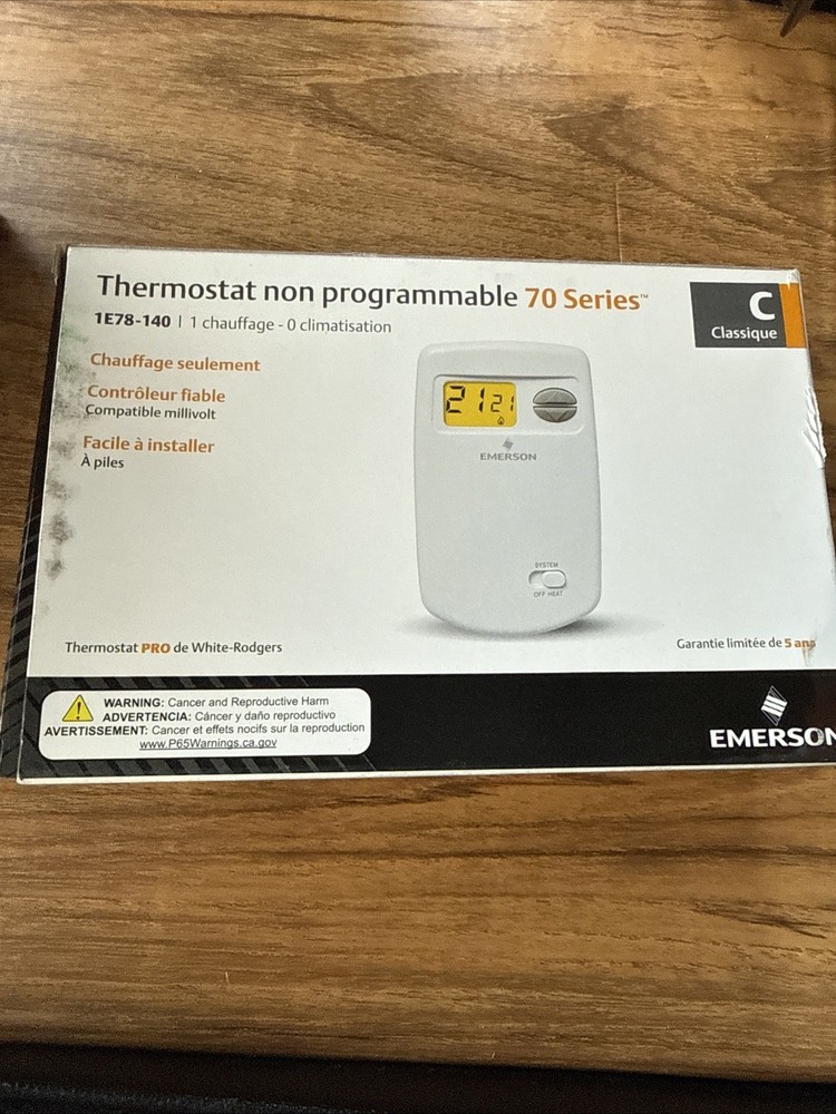 Emerson 1E78-140 Non-programmable Thermostat