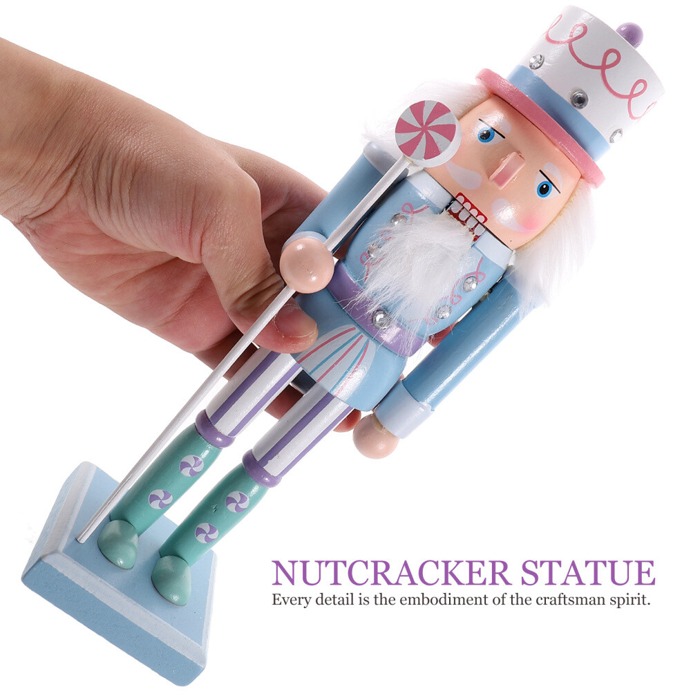 Nutcracker Christmas Decor Pastel Nutcrackers Figurine Collectors