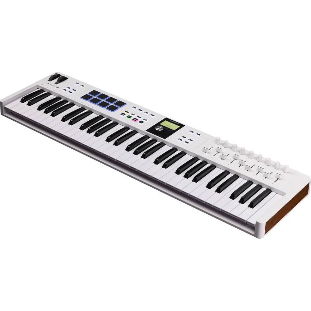 Arturia KeyLab Essential 61 mk3 61-Note MIDI Keyboard Controller, White